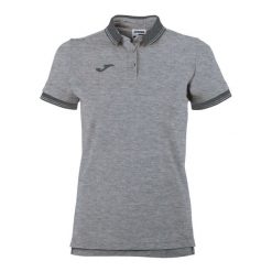 Koszulka polo do tenisa damska Joma Bali II. Szare bluzki damskie Joma, xl, bez wzorów, sportowe, bez kołnierzyka, bez ramiączek. W wyprzedaży za 152.40 zł.