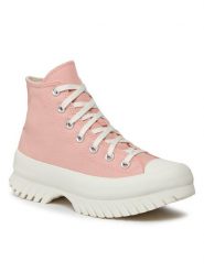 Converse Trampki Chuck Taylor As Lugged 2.0 A05475C Różowy. Czerwone obuwie sportowe damskie Converse, bez wzorów, z materiału, bez zapięcia. Za 309.99 zł.