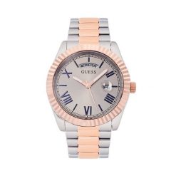 Zegarek Guess. Szare zegarki męskie Guess, z aplikacjami, srebrne. Za 679.99 zł.
