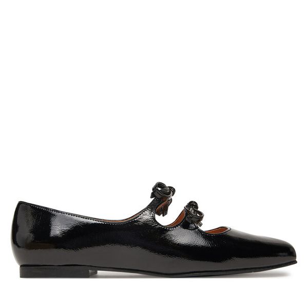 Baleriny Balagan. Czarne balerinki damskie BALAGAN, bez wzorów, bez obcasa, bez zapięcia. Za 435.99 zł.