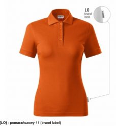 Resist Heavy Polo - ADLER - Resist Heavy Polo - Koszulka polo damska, 200 g/m2, 100 % bawełna - pomarańczowy 11 (brand label) XL. Brązowe bluzki damskie RIMECK, m, bez wzorów, z bawełny, bez kołnierzyka, bez ramiączek. Za 107.98 zł.
