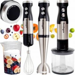 Blender ręczny robot kuchenny 1250W | metalowy mikser, malakser, trzepaczki. Blendery Berlinger. Za 129.00 zł.