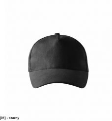 MALFINI - ADLER - Czapka unisex, 340 g/m, 100 % bawełna - nastawialna czarny. Czarne czapki damskie MALFINI, bez wzorów, z bawełny. Za 13.10 zł.