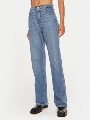 Calvin Klein Jeans Jeansy Authentic J20J223892 Niebieski Bootcut Fit. Niebieskie jeansy damskie Calvin Klein Jeans, bez wzorów, z bawełny. Za 279.99 zł.