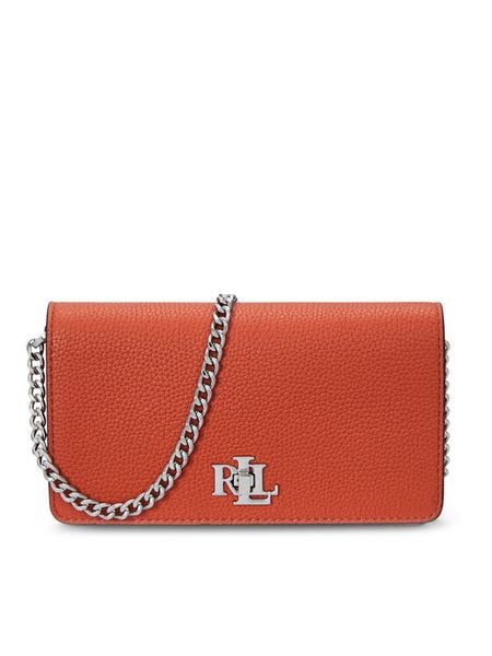 LAUREN RALPH LAUREN Torebka 432942073009 Pomarańczowy. Brązowe torebki do ręki damskie Lauren Ralph Lauren, bez wzorów, ze skóry, bez dodatków. Za 409.99 zł.