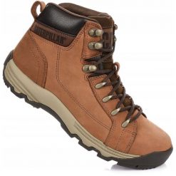 Męskie buty trapery trekkingowe brązowe CATERPILLAR CAT. Brązowe trekkingi męskie CATERPILLAR, na zimę, bez zapięcia. Za 429.00 zł.
