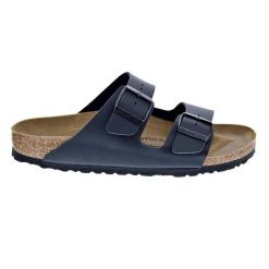 Klapki męskie Birkenstock Arizona. Niebieskie klapki męskie Birkenstock, bez wzorów, z materiału, bez zapięcia. Za 708.00 zł.