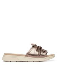 Caprice Klapki 9-27208-46 Brązowy. Brązowe klapki damskie Caprice, bez wzorów, ze skóry, bez obcasa, bez zapięcia. Za 235.99 zł.