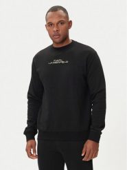 KARL LAGERFELD Bluza 705061 554942 Czarny Regular Fit. Czarne bluzy męskie KARL LAGERFELD, l, bez wzorów, z bawełny, bez ramiączek, bez kaptura. Za 509.99 zł.