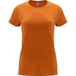 Damska Koszulka Z Krótkim Rękawem Capri. Brązowe bluzki damskie ROLY, s, bez wzorów, sportowe, bez kołnierzyka, bez ramiączek. Za 31.99 zł.
