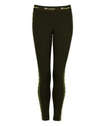 Legginsy fitness damskie. Zielone legginsy damskie Champion, bez wzorów, z bawełny. Za 103.00 zł.