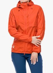 Kurtka trekkingowa damska Fjallraven High Coast Wind Jacket. Brązowe kurtki sportowe damskie Fjällräven, l, bez wzorów, z bawełny, bez ramiączek, bez kaptura, trekkingowe. Za 932.60 zł.