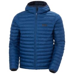 Kurtka z kapturem Helly Hansen Sirdal. Niebieskie kurtki męskie Helly Hansen, m, bez wzorów, z poliesteru, eleganckie, z kapturem. Za 677.00 zł.