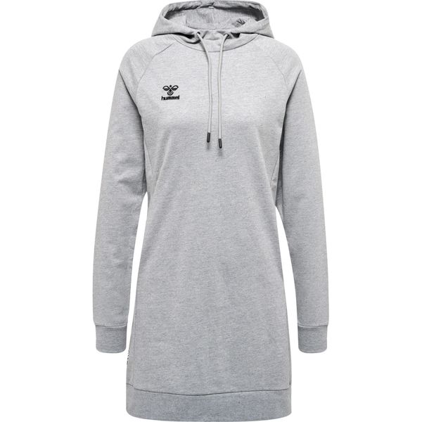 Damska bawełniana sukienka swetrowa Hummel Move Grid. Szare sukienki damskie Hummel, xs, bez wzorów, z bawełny, sportowe, bez kołnierzyka, bez ramiączek, sportowe. Za 286.50 zł.