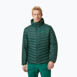 Kurtka puchowa męska Helly Hansen Verglas Hooded Down Insulator. Zielone kurtki męskie Helly Hansen, m, bez wzorów, z puchu, sportowe, bez kaptura. Za 789.99 zł.