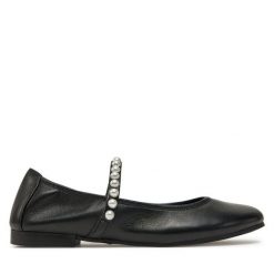 Baleriny Tamaris. Czarne balerinki damskie Tamaris, bez wzorów, bez obcasa, bez zapięcia. Za 189.99 zł.