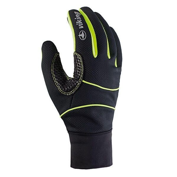 Rękawiczki skitouring dla dorosłych Viking Lahti. Zielone rękawiczki męskie Viking, bez wzorów. Za 100.19 zł.