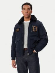 Aeronautica Militare Kurtka zimowa 262AB3108UCT03151 Granatowy Regular Fit. Niebieskie kurtki męskie Aeronautica Militare, na zimę, m, bez wzorów, bez kaptura. Za 1,669.00 zł.