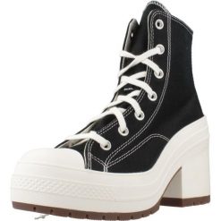 Buty Kobieta Converse Chuck 70 De Luxe Heel czarny. Czarne obuwie sportowe damskie Converse, bez wzorów, bez zapięcia. W wyprzedaży za 433.80 zł.