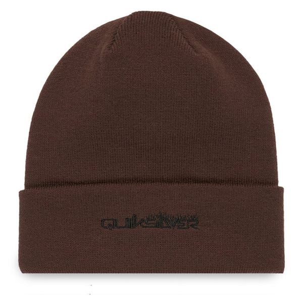 Czapka Quiksilver. Brązowe czapki męskie Quiksilver, na zimę, bez wzorów. Za 63.99 zł.