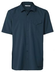 Koszula M Rosemoor Shirt II. Niebieskie koszule męskie Vaude, na lato, m, bez wzorów, z materiału, bez kołnierzyka, bez ramiączek. Za 319.90 zł.
