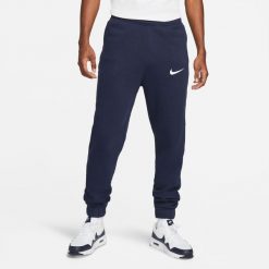 Spodnie treningowe męskie Nike FLC Park20. Białe spodnie sportowe męskie Nike, m, bez wzorów, z bawełny, na fitness i siłownię. Za 170.99 zł.