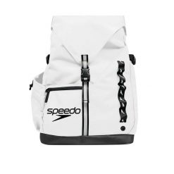 Plecak sportowy szkolny pływacki unisex Speedo Pro Bag 45L. Białe plecaki męskie Speedo, bez wzorów, sportowe. Za 324.98 zł.