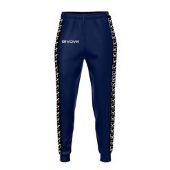 Spodnie Sportowe Givova College Navy L - Oddychające i Wygodne. Niebieskie spodnie dresowe damskie Givova, bez wzorów, z poliesteru, militarne. Za 201.99 zł.