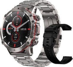Smartwatch Rubicon RNCF18 Srebrny. Szare zegarki smartwatch Rubicon, bez wzorów. Za 239.00 zł.