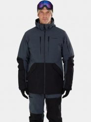 Kurtka Narciarska Męska Fundango Baily ECO Allmtn. Czarne kurtki sportowe męskie FUNDANGO, na zimę, m, bez wzorów, z materiału, bez kaptura, narciarskie. Za 749.00 zł.