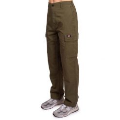 Spodnie cargo Dickies zielone z wytrzymałej bawełny. Brązowe spodnie materiałowe męskie Dickies, bez wzorów, z bawełny. Za 378.75 zł.