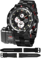 Zegarek męski Vostok Europe YM86-620C635B czarny. Czarne zegarki męskie Vostok Europe, bez wzorów. Za 6,564.47 zł.