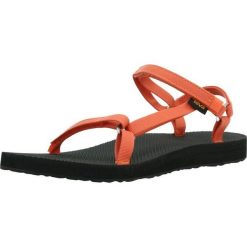 Sandały TEVA W ORIGINAL UNIVERSAL SLIM Pomarańczowy. Brązowe sandały damskie Teva, bez wzorów, z tkaniny, bez obcasa, bez zapięcia. Za 229.99 zł.