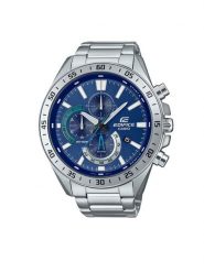 Casio Zegarek EFV-620D-2AVUEF Srebrny. Szare zegarki męskie Casio, bez wzorów, srebrne. Za 549.99 zł.