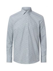 Olymp Level Five Koszula łatwa w prasowaniu Mężczyźni Slim Fit Bawełna niebieski|zielony, 41. Niebieskie koszule męskie OLYMP Level Five, m, bez wzorów, z bawełny, eleganckie, bez kołnierzyka, bez ramiączek. Za 329.95 zł.