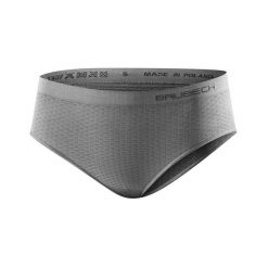 Majtki do biegania Base Layer Ultra Light 3D Damskie. Szare majtki damskie Brubeck, z elastanu. Za 49.49 zł.
