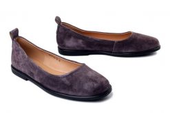 Filippo DP7741/26 D BR ciemny brązowy, baleriny damskie. Brązowe balerinki damskie Filippo, bez wzorów, ze skóry, bez obcasa, bez zapięcia. Za 174.90 zł.