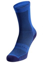 Skarpetki UNI ODLO Socks crew PERFORMANCE RUN. Niebieskie skarpety męskie ODLO, bez wzorów, z meshu. Za 79.99 zł.
