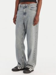 HUGO Jeansy Leni_B 50557383 Niebieski Regular Fit. Niebieskie jeansy damskie Hugo, bez wzorów, z bawełny. Za 549.99 zł.