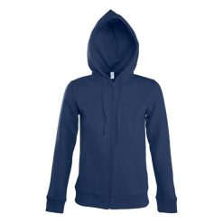 Damska Bluza Z Kapturem Seven Full Zip. Czerwone bluzy damskie SOL'S, m, bez wzorów, bez ramiączek, z kapturem. Za 214.99 zł.