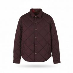 Scotch & Soda męska kurtka pikowana bordowa S. Czerwone kurtki męskie COACH SOAK, m, bez wzorów, bez kaptura. Za 319.99 zł.