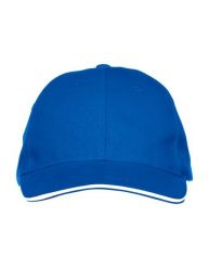 Clique czapka Davis z 6 paneli z bawełnianego twillu – royal blue. Niebieskie czapki damskie CLIQUE, bez wzorów, z bawełny. Za 77.83 zł.