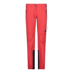 Spodnie damskie turystyczne CMP 30T2316. Czerwone spodnie materiałowe damskie CMP, na lato, bez wzorów, sportowe, trekkingowe. Za 422.50 zł.