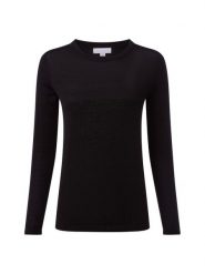Brookshire Sweter z dzianiny merino Kobiety Wełna czarny, XXL. Czarne swetry nierozpinane damskie brookshire, xxl, bez wzorów, z dzianiny, klasyczne, bez kołnierzyka, bez ramiączek. Za 249.95 zł.
