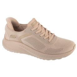 Buty sportowe Sneakersy damskie, Slip-Ins: BOBS Sport Squad Chaos - Current Muse. Brązowe obuwie sportowe damskie Skechers, bez wzorów, bez zapięcia, trekkingowe. Za 359.99 zł.