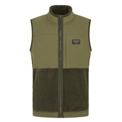 Polar bez rękawów Trakker TechPro Sherpa Bodywarmer. Zielone bluzy sportowe męskie TRAKKER, bez wzorów, z polaru, bez kaptura. Za 438.00 zł.