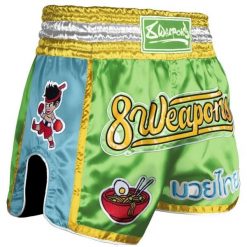 8 Weapons Spodenki Muay Thai Yummy Zielone. Zielone szorty damskie 8 WEAPONS, bez wzorów, sportowe. Za 279.00 zł.