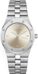 Zegarek Rosefield Rosefield SPCSSS-SP03 Zegarek damski złota tarcza srebrna bransoleta 33mm. Szare zegarki damskie Rosefield, srebrne. Za 460.99 zł.