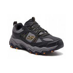 Buty Męskie Skechers Stamina Terenowe Trekkingi Sportowe. Czarne trekkingi męskie Skechers, bez zapięcia. Za 329.00 zł.