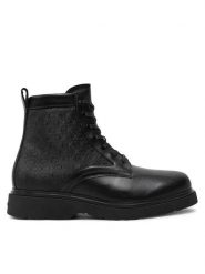 Calvin Klein Trzewiki HM0HM01580 Czarny. Czarne botki męskie Calvin Klein, bez wzorów, ze skóry, bez obcasa, bez zapięcia. Za 849.99 zł.